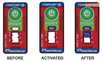 安順溫度指示標(biāo)簽 累計上升時間/溫度的標(biāo)簽